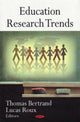 Book cover of: Education Research Trends. By: Thomas Bertrand