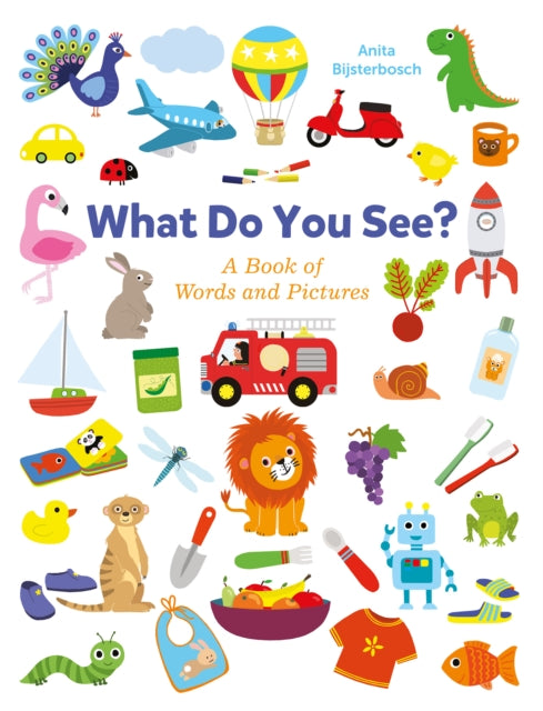 Book cover of: What Do You See? A Book Full of Words and Pictures. By: Anita Bijsterbosch
