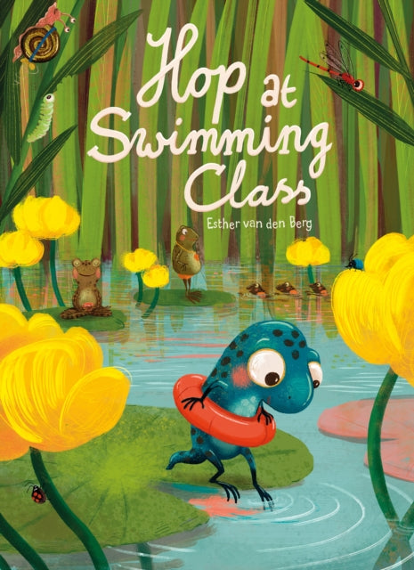 Book cover of: Hop at Swimming Class. By: Esther van den Berg