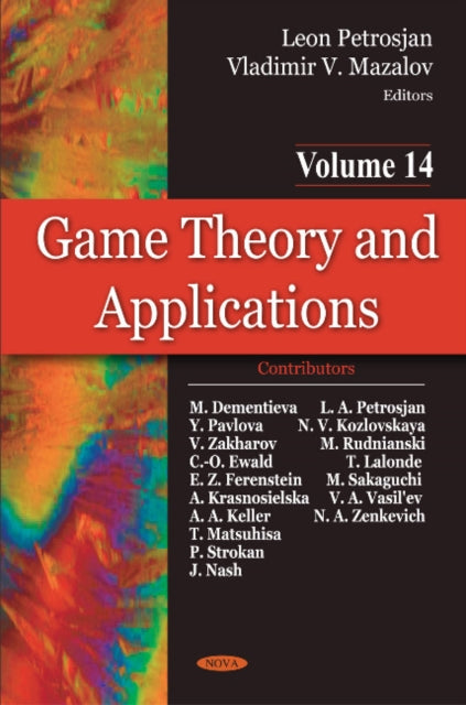 Book cover of: Game Theory & Applications. By: Leon Petrosjan