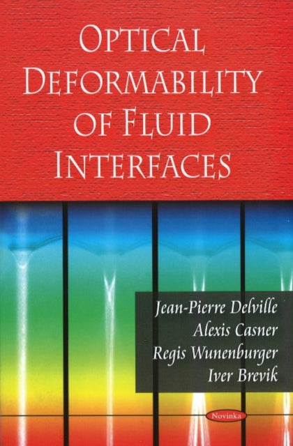 Book cover of: Optical Deformability of Fluid Interfaces