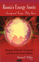 Book cover of: Russia's Energy Assets. By: Martin T. Pohler