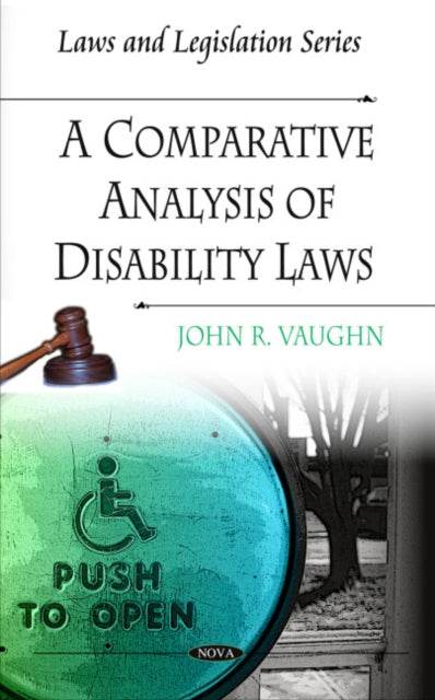 Book cover of: Comparative Analysis of Disability Laws. By: John R. Vaughn