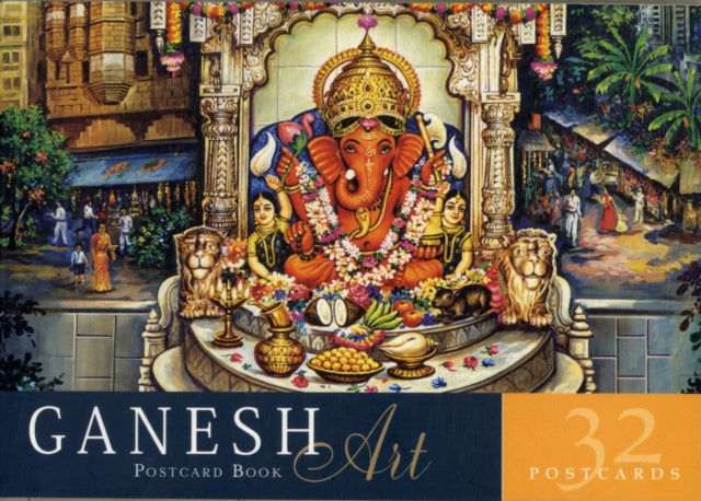 Book cover of: Ganesh Art Postcard Book. By: Mandala Mandala Publishing