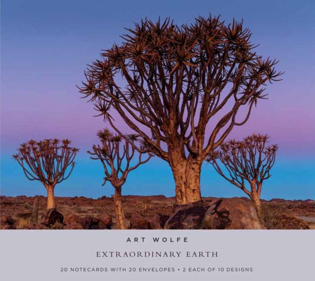 Book cover of: Art Wolfe: Extraordinary Earth Blank Boxed Notecards