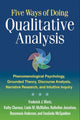 Book cover of: Five Ways of Doing Qualitative Analysis