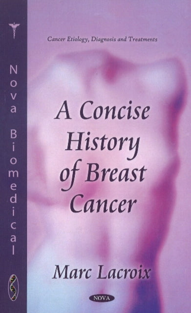 Book cover of: Concise History of Breast Cancer. By: Marc Lacroix