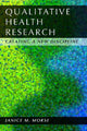 Book cover of: Qualitative Health Research. By: Janice M. Morse