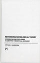 Book cover of: Rethinking Sociological Theory. By: Stephen K. Sanderson