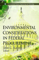 Book cover of: Environmental Considerations in Federal Procurement. By: John G. Kaspin