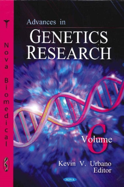 Book cover of: Advances in Genetics Research. By: Kevin V. Urbano