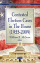Book cover of: Contested Election Cases in The House (1933-2009). By: William R. McGraw