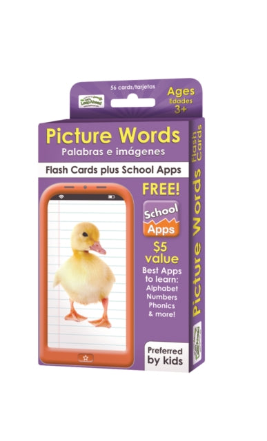 Book cover of: Picture Words Flash Cards. By: Alex A. Lluch