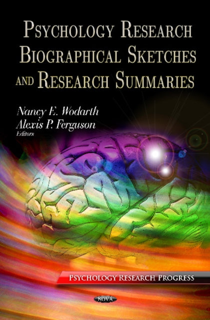 Book cover of: Psychology Research Biographies & Summaries. By: Nancy E. Wodarth