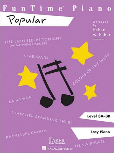 Book cover of: FunTime Piano Popular Level 3A-3B