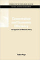 Book cover of: Conservation and Economic Efficiency. By: Talbot Page