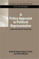 Book cover of: Policy Approach to Political Representation. By: Helen M. Ingram