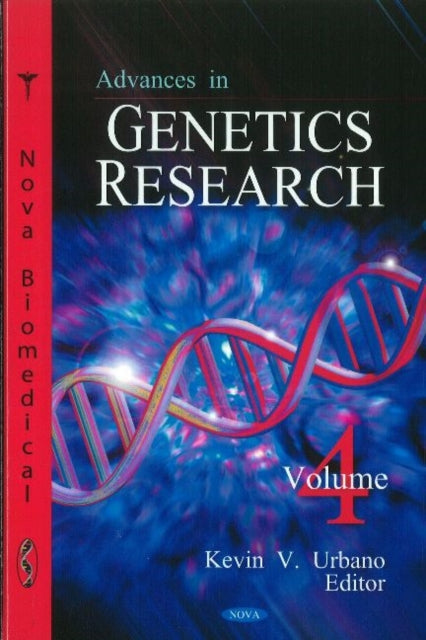 Book cover of: Advances in Genetics Research. By: Kevin V. Urbano