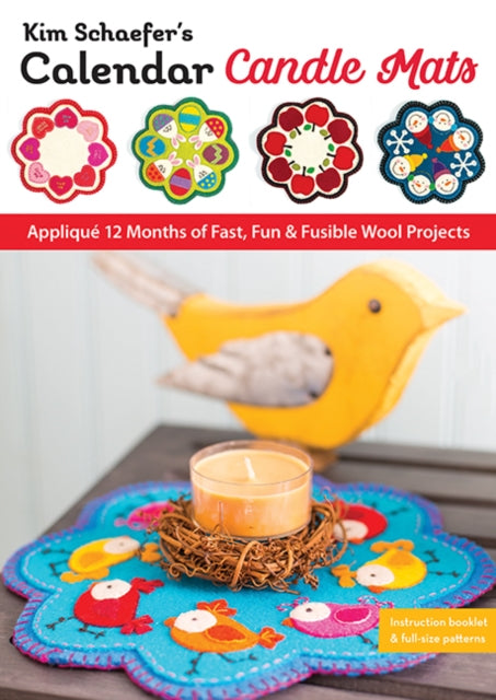 Book cover of: Kim Schaefer’s Calendar Candle Mats. By: K. Schaefer