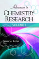 Book cover of: Advances in Chemistry Research. By: Taylor, James C.
