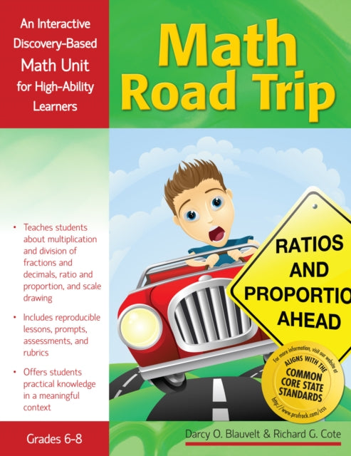 Book cover of: Math Road Trip. By: Richard G. Cote