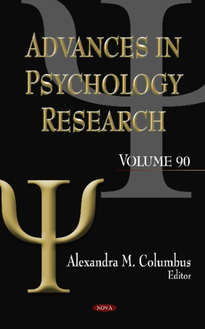 Book cover of: Advances in Psychology Research. By: Alexandra M. Columbus