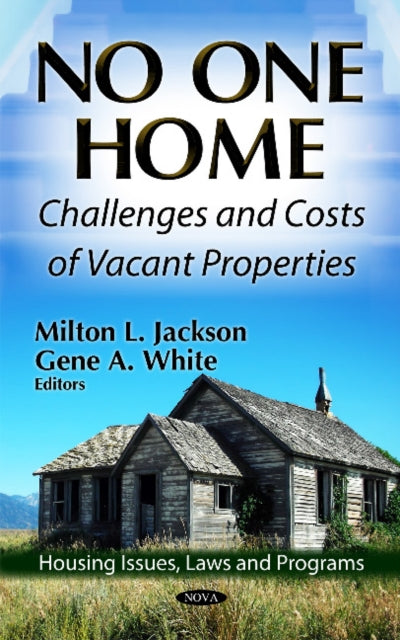 Book cover of: No One Home. By: Milton L. Jackson