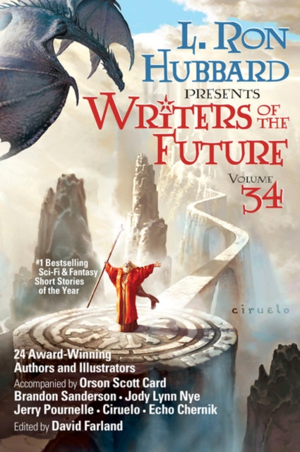 Book cover of: Writers of the Future Volume 34. By: Echo Chernik