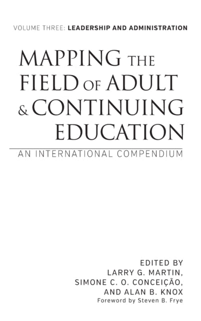 Book cover of: Mapping the Field of Adult and Continuing Education. By: Alan B. Knox