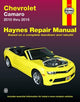 Book cover of: Chevrolet Camaro (10-15). By: Haynes Publishing