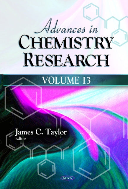 Book cover of: Advances in Chemistry Research. By: Taylor, James C.