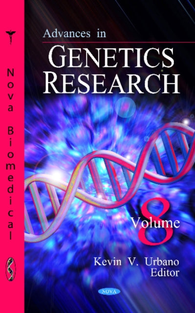 Book cover of: Advances in Genetics Research. By: Kevin V. Urbano