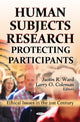 Book cover of: Human Subjects Research. By: Justin R. Ward