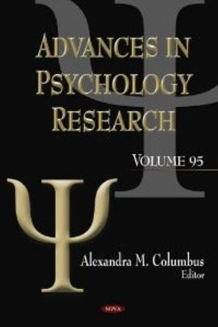 Book cover of: Advances in Psychology Research. By: Alexandra Columbus