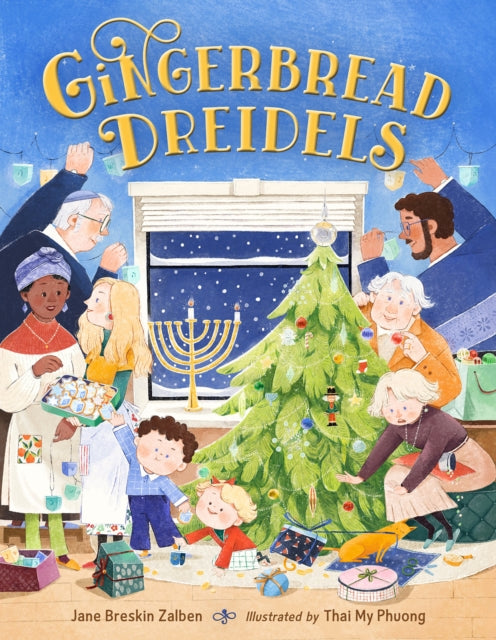 Book cover of: Gingerbread Dreidels. By: Jane Breskin Zalben