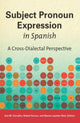 Book cover of: Subject Pronoun Expression in Spanish