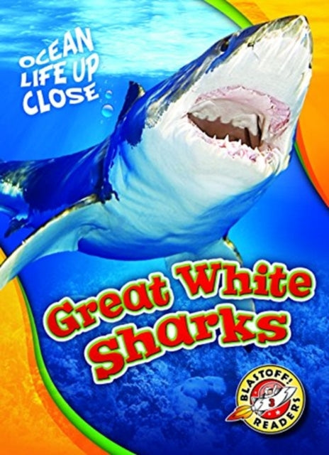 Book cover of: Great White Sharks. By: Rebecca Pettiford