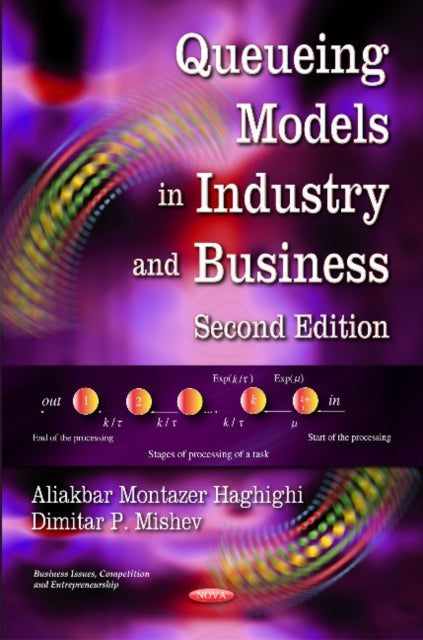 Book cover of: Queueing Models in Industry & Business. By: Aliakbar Montazer Haghighi
