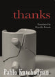 Book cover of: Thanks. By: Pablo Katchadjian