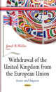 Book cover of: Withdrawal of the United Kingdom from the European Union. By: Janel R. Weller