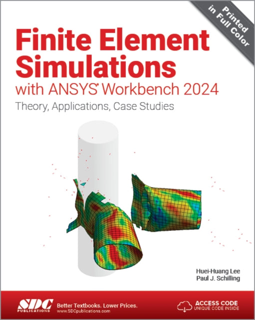 Book cover of: Finite Element Simulations with ANSYS Workbench 2024
