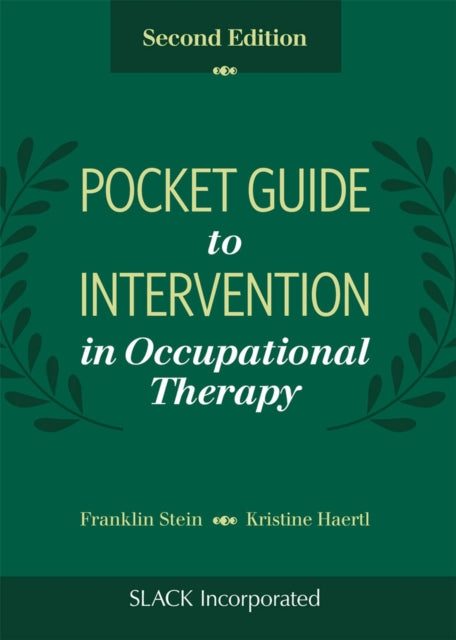 Book cover of: Pocket Guide to Intervention in Occupational Therapy. By: Franklin Stein