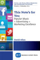 Book cover of: This Note's for You. By: David Allan