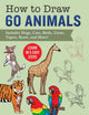 Book cover of: How to Draw Animals. By: Racehorse Publishing