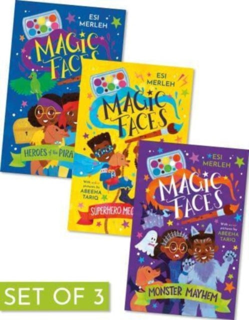 Book cover of: Magic Faces Set. By: Esi Merleh