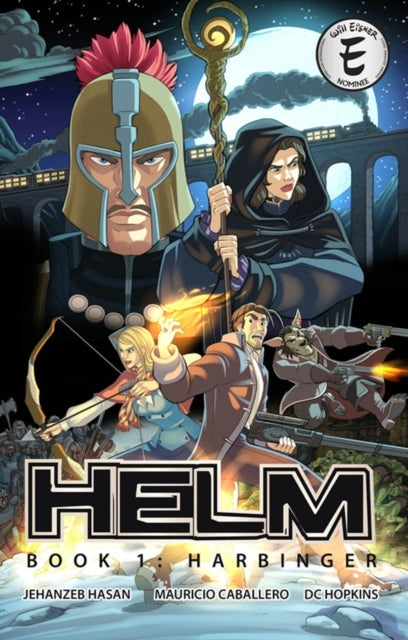 Book cover of: Helm Book 1: Harbinger. By: Jehanzeb Hasan