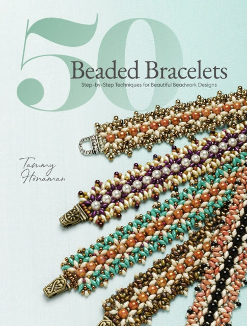 Book cover of: 50 Beaded Bracelets. By: Tammy Honaman
