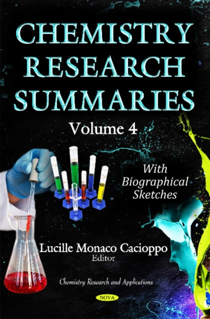 Book cover of: Chemistry Research Summaries. By: Lucille Monaco Cacioppo