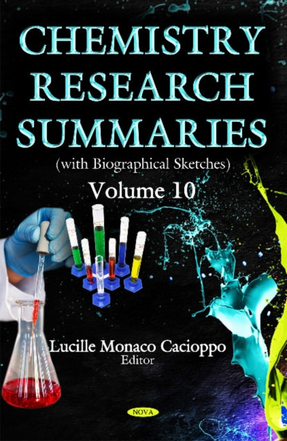 Book cover of: Chemistry Research Summaries.. By: Lucille Monaco Cacioppo