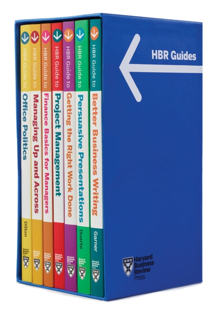 Book cover of: HBR Guides Boxed Set (7 Books) (HBR Guide Series). By: Harvard Business Review Harvard Business Review